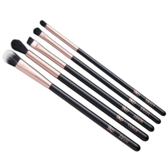 5-Piece Eye Shadow Brush Set New‎ Shadow Liner Brows - Picture 1 of 3
